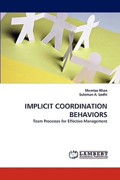 portada implicit coordination behaviors (en Inglés)