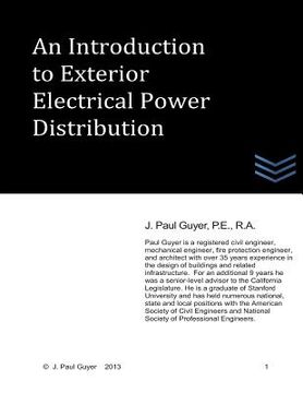 portada An Introduction to Exterior Electrical Power Distribution (en Inglés)