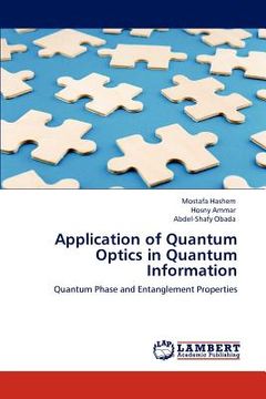portada application of quantum optics in quantum information (en Inglés)