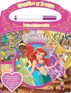 portada Escribe y Borra Disney Princesas Welf