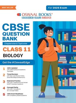 portada Oswaal CBSE Question Bank Class 11 Biology, Chapterwise and Topicwise Solved Papers For 2025 Exams (en Inglés)