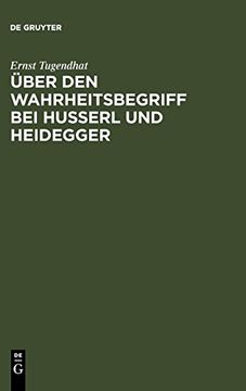 portada Über den Wahrheitsbegriff bei Husserl und Heidegger (in German)