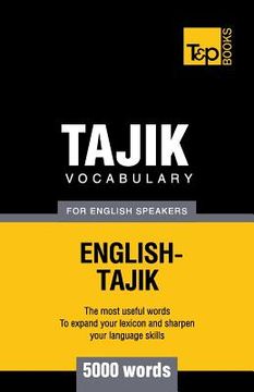 portada Tajik vocabulary for English speakers - 5000 words (in English)