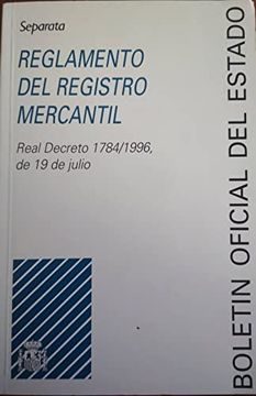portada Reglamento del Registro Mercantil