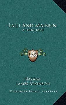 portada laili and majnun: a poem (1836)
