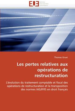 portada Les Pertes Relatives Aux Operations de Restructuration