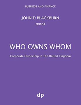 portada Who Owns Whom: Corporate Ownership in the United Kingdom (Business and Finance) (en Inglés)