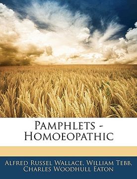 portada pamphlets - homoeopathic (in English)