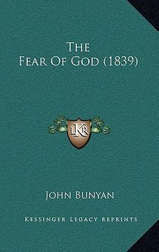 portada the fear of god (1839) (en Inglés)