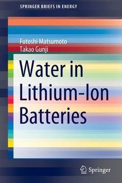 portada Water in Lithium-Ion Batteries (en Inglés)