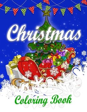 portada Christmas Coloring Book for Adults: Merry Christmas: Christmas Coloring Book for Adults Relaxation (in English)