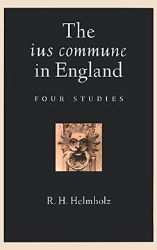 portada The ius Commune in England: Four Studies (en Inglés)