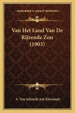 portada Van Het Land Van De Rijzende Zon (1903)
