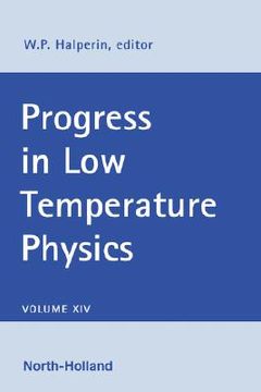 portada progress in low temperature physics (en Inglés)