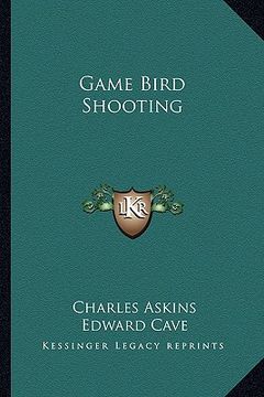 portada game bird shooting (en Inglés)