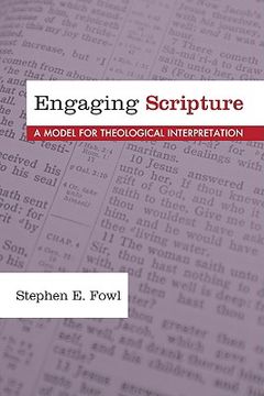 portada engaging scripture: a model for theological interpretation (en Inglés)