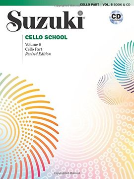 portada Suzuki Cello School, Vol 6: Cello Part, Book & CD (en Inglés)