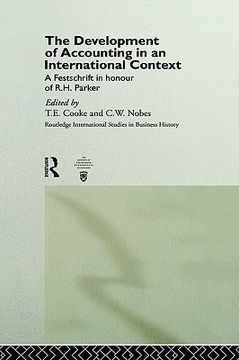 portada the development of accounting in an international context: a festschrift in honour of r. h. parker