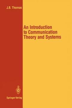 portada an introduction to communication theory and systems (en Inglés)