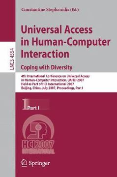 portada universal acess in human computer interaction. coping with diversity: coping with diversity, 4th international conference on universal access in human (in English)