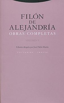 portada Filon de Alejandria. Obras Completas (in Spanish)