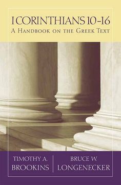 portada 1 Corinthians 10-16: A Handbook on the Greek Text (Baylor Handbook on the Greek New Testament)