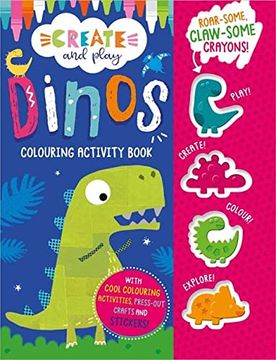portada Create and Play Create and Play Dinos Colouring Activity Book (Paperback)