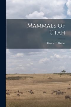 portada Mammals of Utah (en Inglés)
