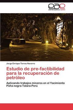 portada estudio de pre-factibilidad para la recuperaci n de petr leo (in Spanish)