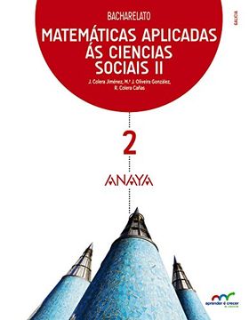 portada Matemáticas Aplicadas ás Ciencias Sociais II (in Spanish)