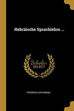 portada Hebräische Sprachlehre ... (in German)