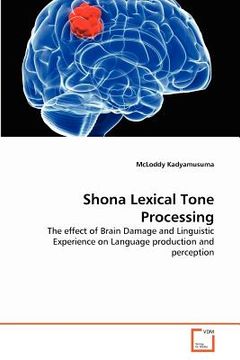 portada shona lexical tone processing (en Inglés)