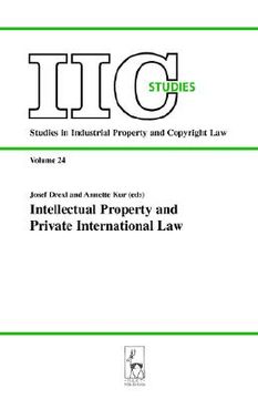 portada intellectual property and private international law (in English)