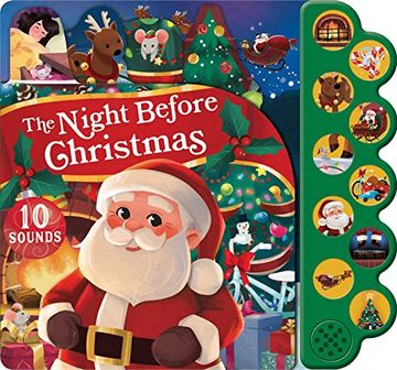 portada The Night Before Christmas 10-Button Sound Book (10-Button Sound Books) (en Inglés)