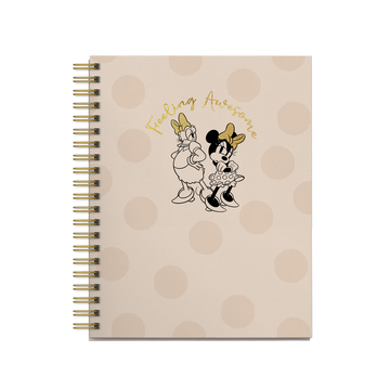 portada Cuaderno a4 Tapa Dura  Disney Minnie y Deysi Rosa 