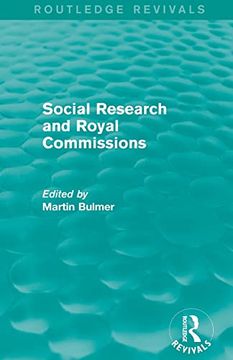 portada Social Research and Royal Commissions (Routledge Revivals) (en Inglés)