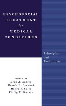 portada psychosocial treatment for medical conditions: principles and techniques (en Inglés)