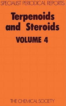 portada terpenoids and steroids: volume 4 (en Inglés)