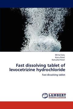 portada fast dissolving tablet of levocetrizine hydrochloride (en Inglés)