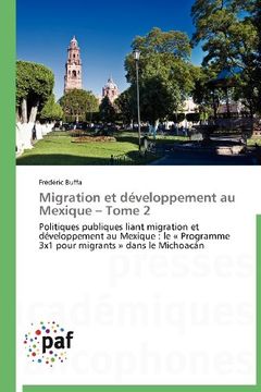 portada Migration Et Developpement Au Mexique - Tome 2