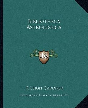 portada bibliotheca astrologica (in English)