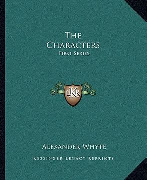 portada the characters: first series