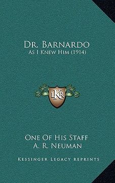 portada dr. barnardo: as i knew him (1914)