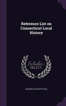 portada Reference List on Connecticut Local History (in English)