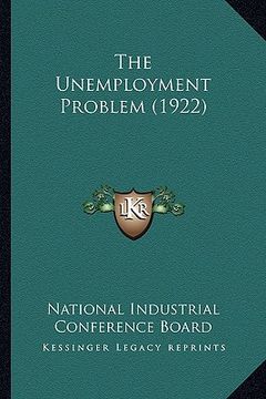 portada the unemployment problem (1922) (en Inglés)
