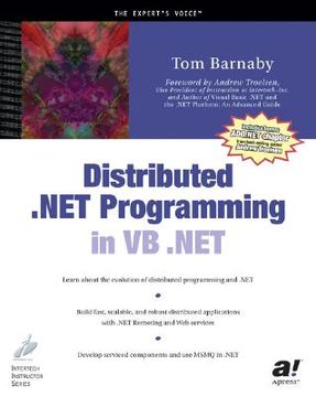 portada distributed .net programming in vb.net (en Inglés)