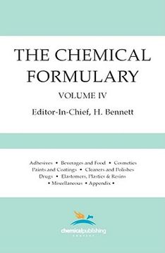 portada the chemical formulary, volume 4 (en Inglés)