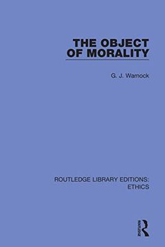 portada The Object of Morality (Routledge Library Editions: Ethics) (en Inglés)