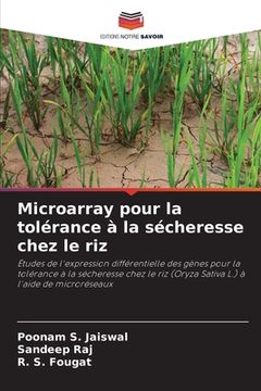 portada Microarray pour la tolérance à la sécheresse chez le riz (en Francés)