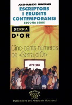 portada Escriptors i Erudits Contemporanis, Segona Sèrie (en Catalá)